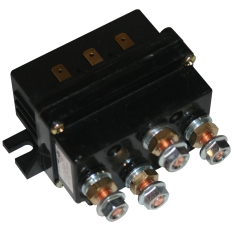 Winch Contactor 450 AMP W/Spade Connectors Bulldog Winch