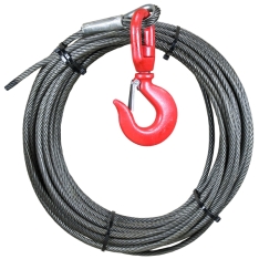 Wire Rope & Hook for 20k Hydraulic Winch Bulldog Winch