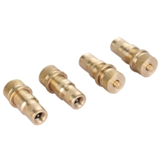 Automatic Tire Deflators Brass Set of 4 Bulldog Winch